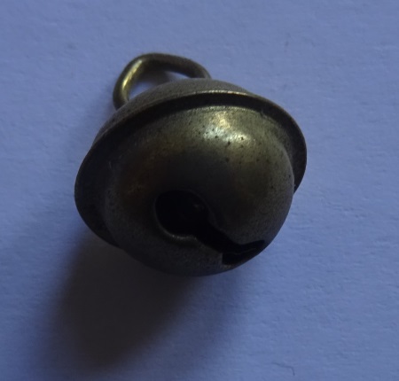 Goudkleurig belletje 12 mm. Per stuk!