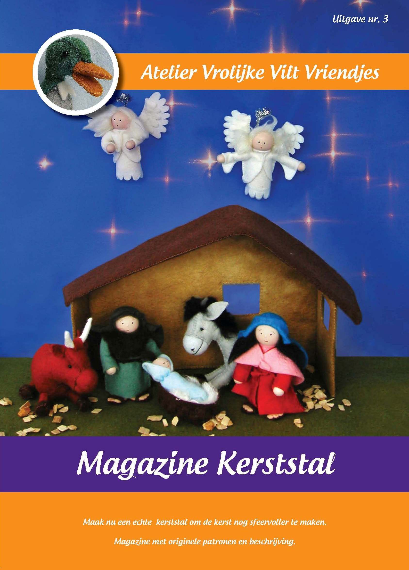 Magazine 3 De kerststal patroonblad - Click Image to Close
