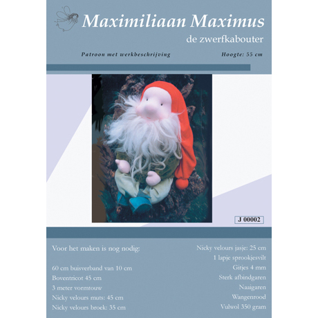 Maximiliaan Maximus de zwerfkabouter patroonblad