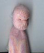 Hoofdje 4,5 cm roze met neusje - Click Image to Close