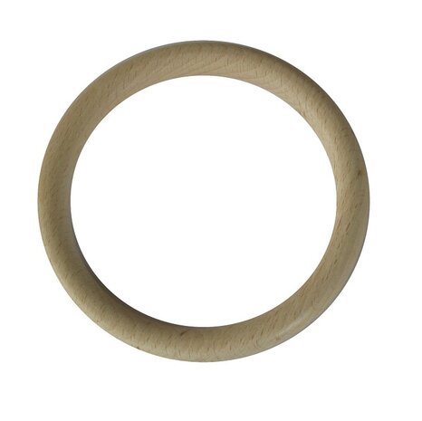 Houten ring met een doorsnede van 11,5 cm.
