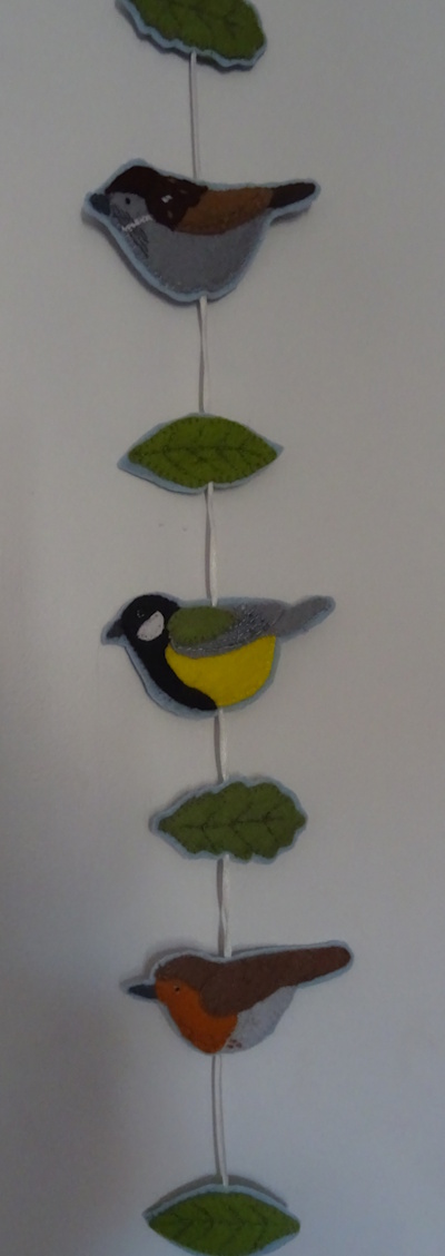Vogeltjesslinger kant en klaar.